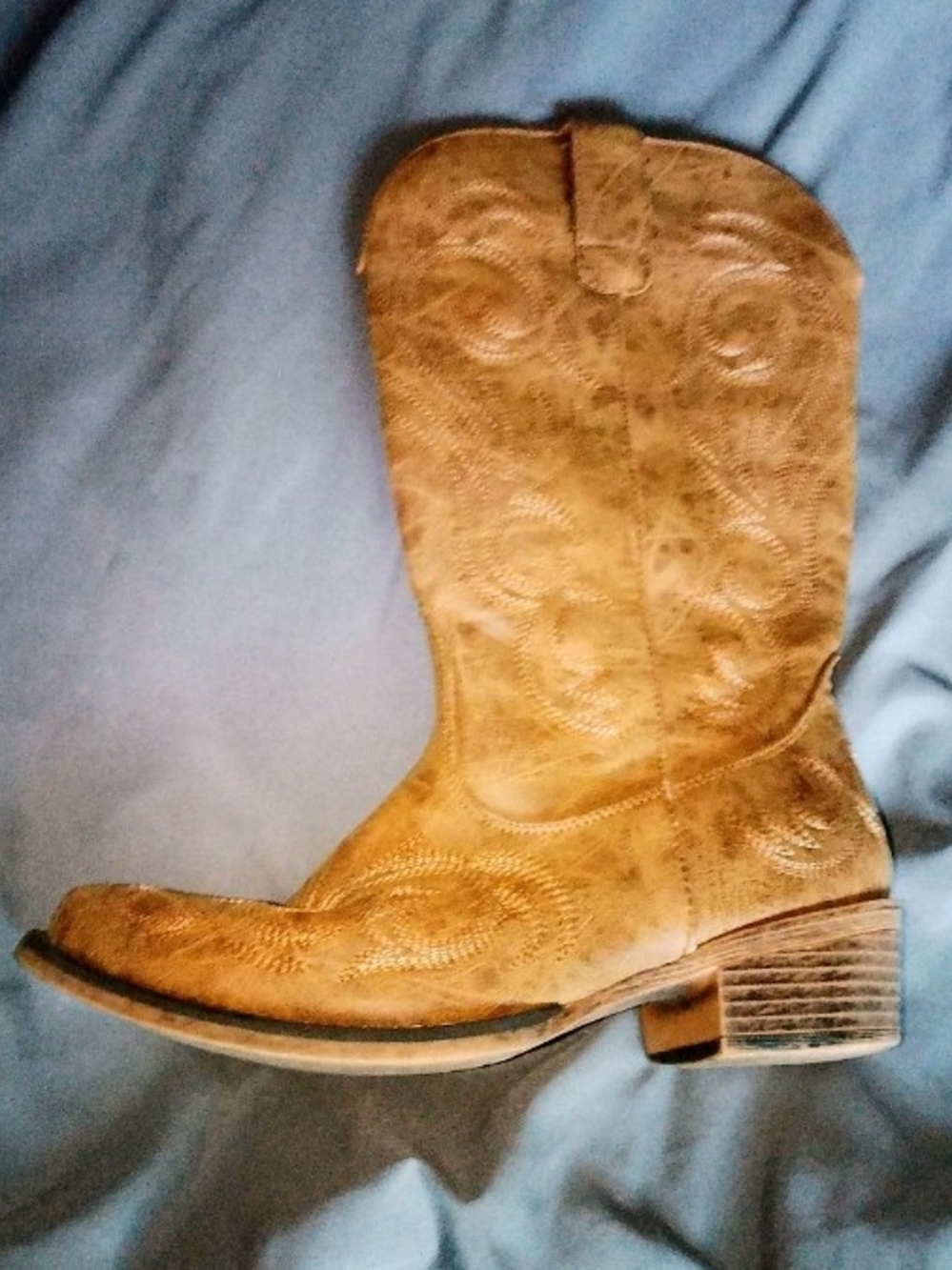 GUC Women's ROPER Distressed Cowboy Boots Size 6